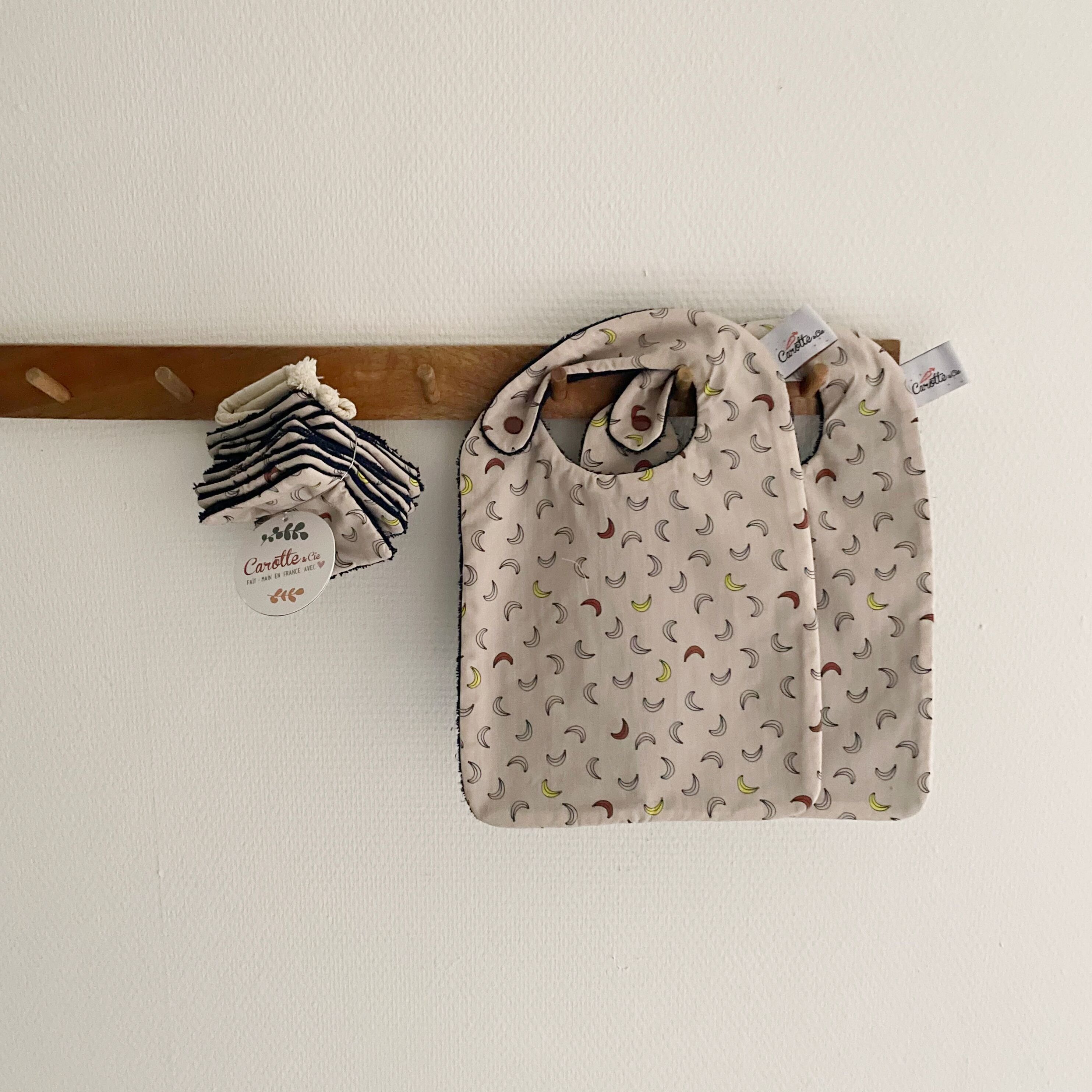 Geburtsbox „Ein Tisch“ mit Bananenmuster