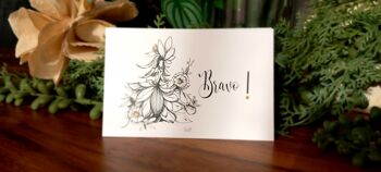 Carte message Fleuriste - Bravo ! 5