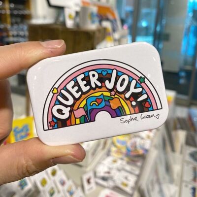 Queer de joie ! aimant de réfrigérateur