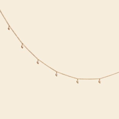Cadena de oro para el vientre - Finas perlas nacaradas