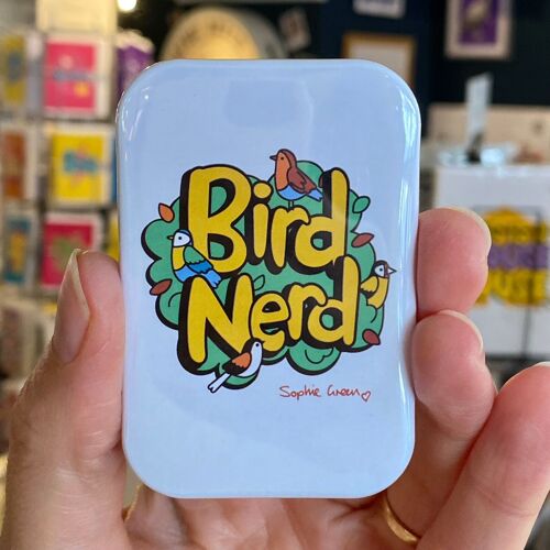 Bird Nerd fridge magnet