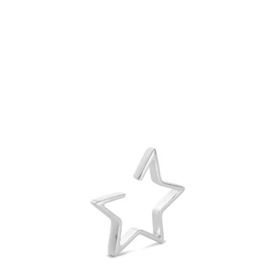 Star Ear Cuff Silver
