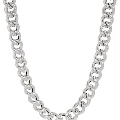 Klobige Halskette aus Silber