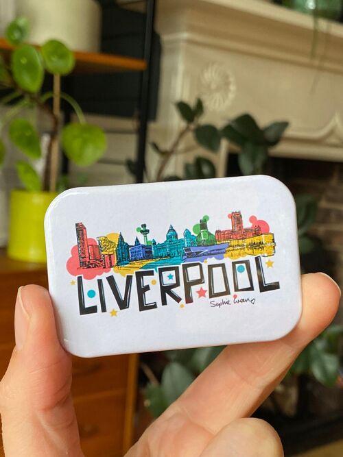 Liverpool waterfront fridge magnet
