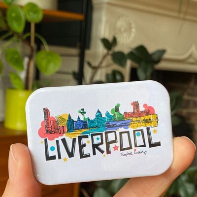 Liverpool waterfront fridge magnet