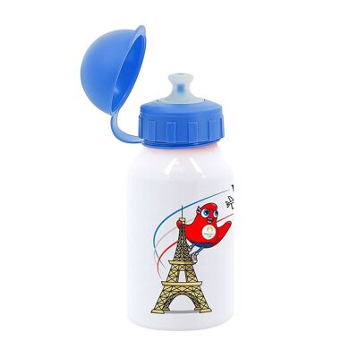 Maskottchen-Wasserflasche aus Metall - Paris 2024