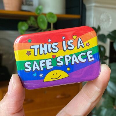 LGBTQ-Kühlschrankmagnet „Dies ist ein sicherer Raum“.