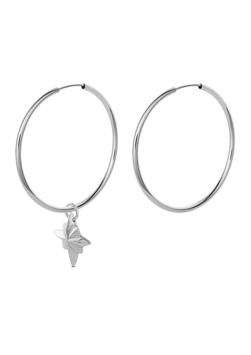 North Star Nomad Hoops Silver