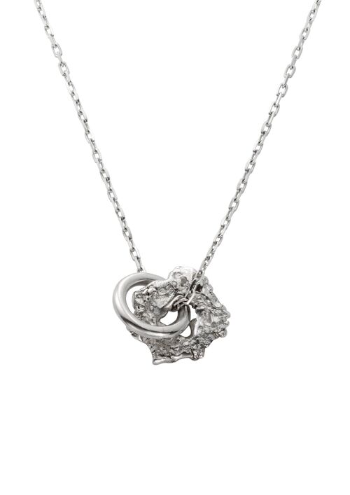 Forever Raw Necklace Silver