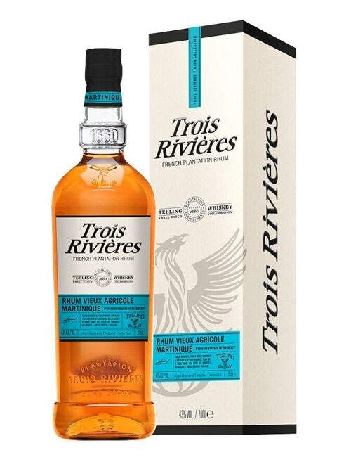 Trois Rivières Finish Irish Whiskey Teeling - 43%