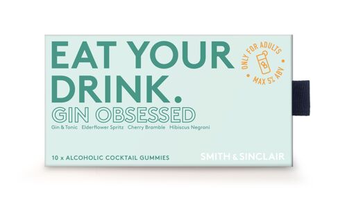 Gin Obsessed Alcoholic Cocktail Gummies 5 % ABV