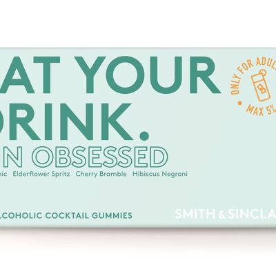 Gin Obsessed Alcoholic Cocktail Gummies 5 % ABV