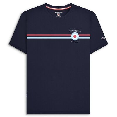 Camiseta Rayas Clásicas Azul Marino SS24