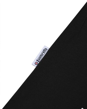 T-shirt à rayures bicolores noir SS24 3