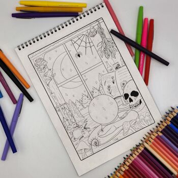 Livre de Coloriages pour adultes, Secrets de Sorcières 2