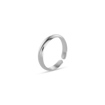 D Toe Ring Silver