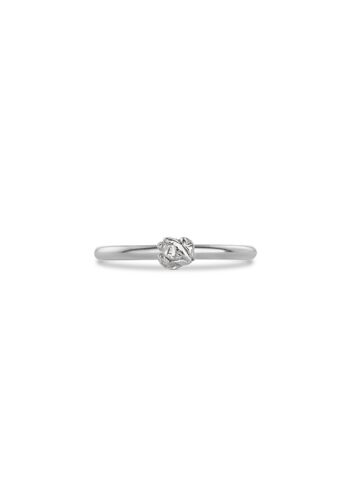 Mini Bague Brut Argent 3