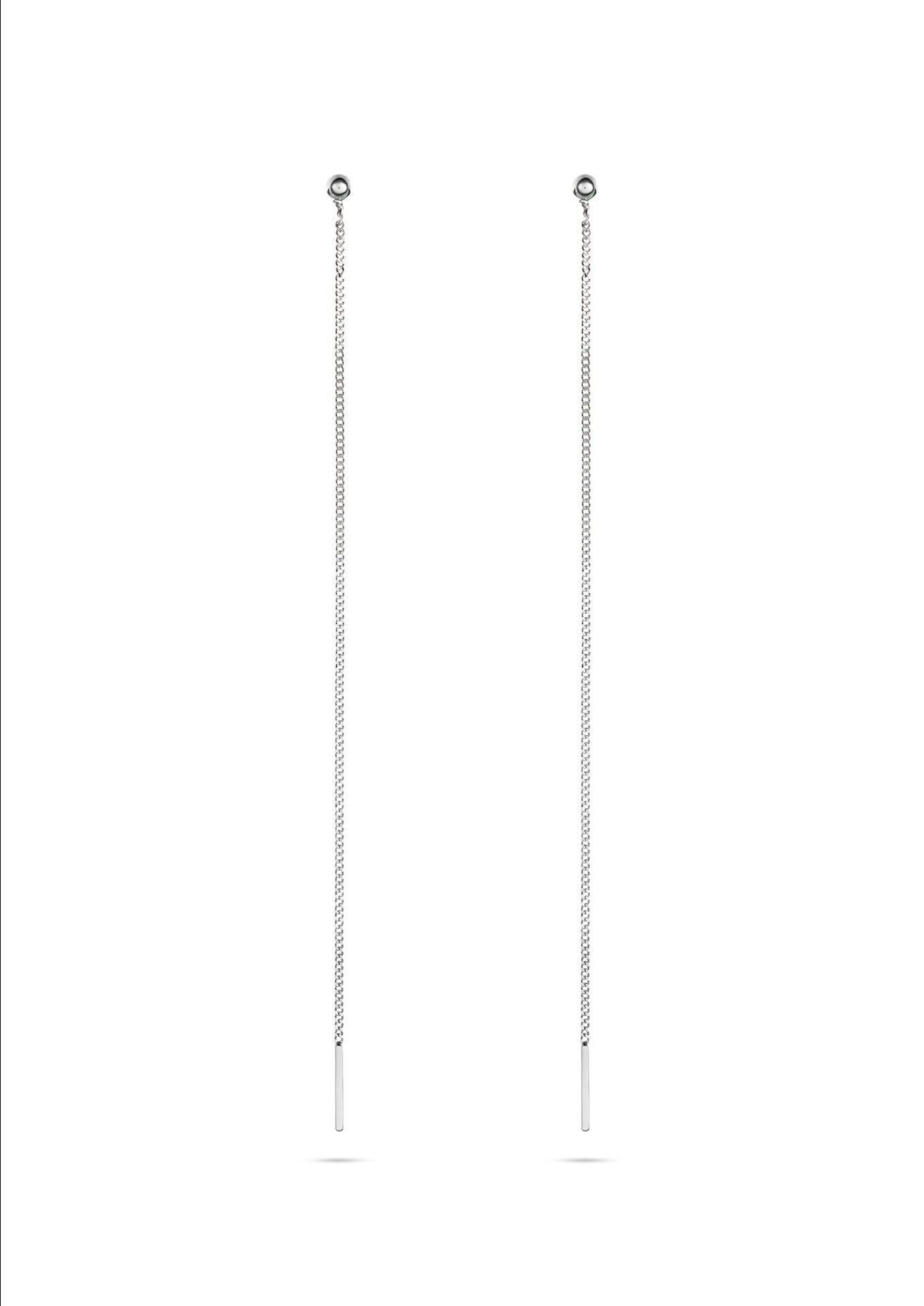 Orecchini a catena Pin Up Threader in argento