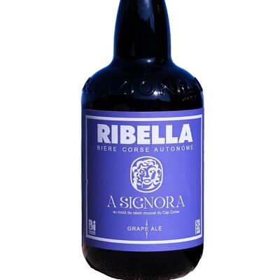 Korsisches Bier RIBELLA - SIGNORA - Grape Ale mit Bio-Patrimonio-Muskat