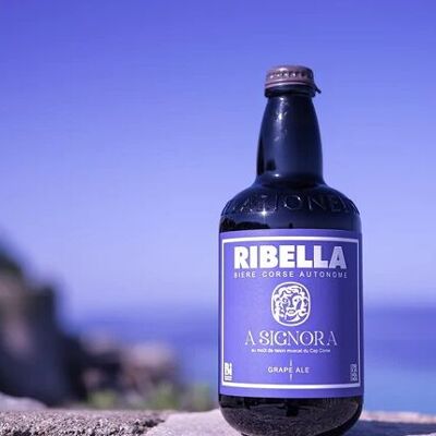 Cerveza corsa RIBELLA - SIGNORA - Grape Ale con Organic Patrimonio Muscat