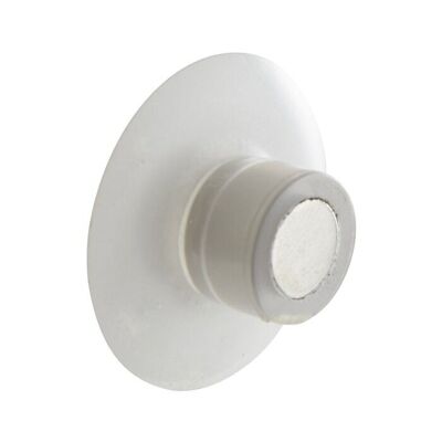 Suction cup for the magnetic soap dish