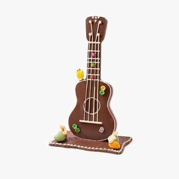 Guitare Espagnole en Chocolat - Figurine "musique" en chocolat pour Pâques