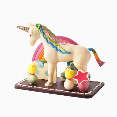 Unicorno di cioccolato - Statuetta di cioccolato per bambini per Pasqua