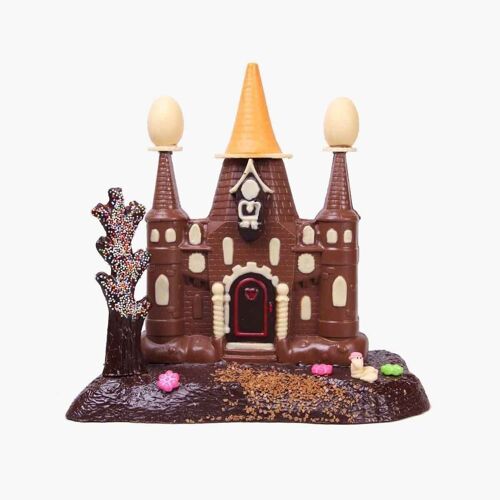 Castillo 3 torres de Chocolate - Figura de Chocolate para Pascua