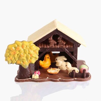 Pagliaio di cioccolato - Figura di cioccolato per Pasqua