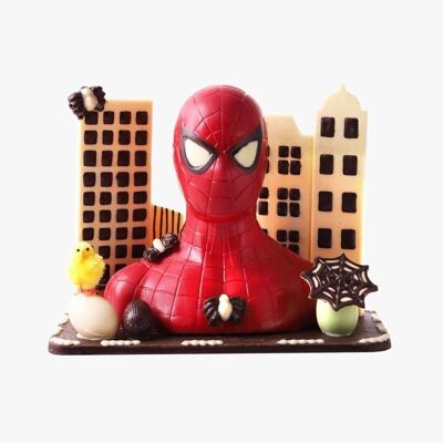 Spiderman al cioccolato - Figura di animale di cioccolato per Pasqua