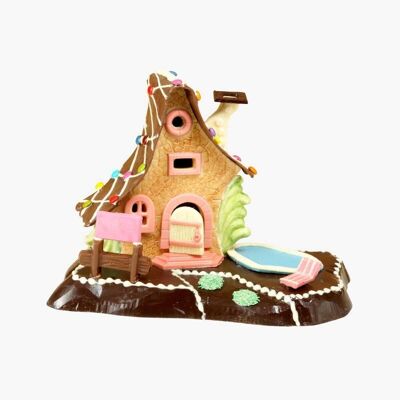 Casa Piscina de Chocolate - Figura de Chocolate para Pascua