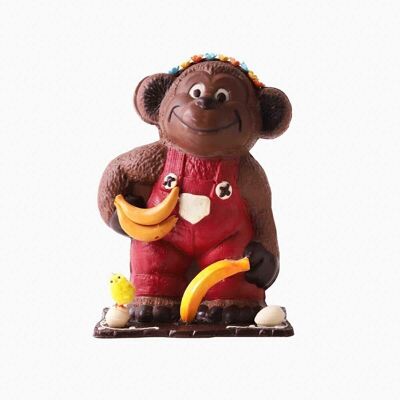 Scimmia di cioccolato - Figura di animale di cioccolato per Pasqua