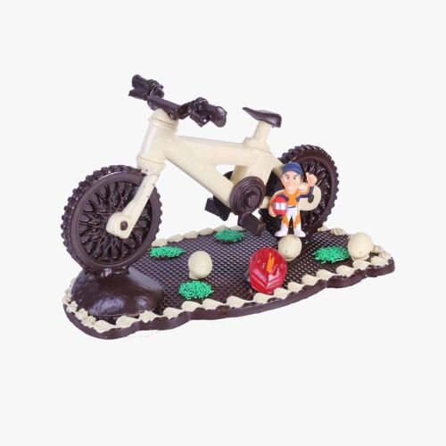 Mountain Bike - Figura de bicicleta de chocolate para Pascua