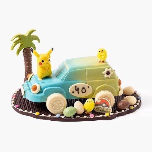 Coche explorador - Figura de coche de chocolate para Pascua