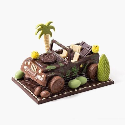 Jeep - Figura di macchina di cioccolato per Pasqua