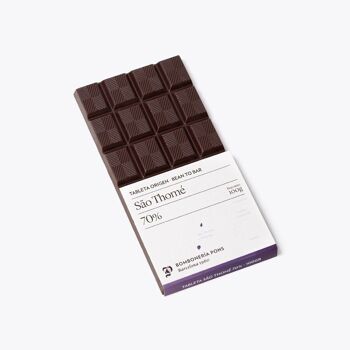 Sao Thomé - Tablette de chocolat noir 70% - 100g 2
