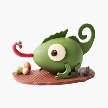 Caméléon - Figurine Animale en Chocolat au Lait pour Pâques