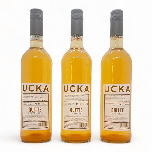 UCKA 3er Quitten Saft-Cuvée (Bio & Regional)