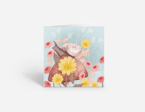 Floral Garden Creature - Art Card
