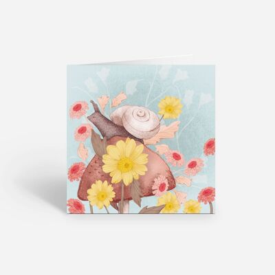 Floral Garden Creature - Art Card