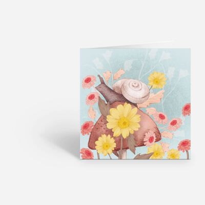 Floral Garden Creature - Art Card