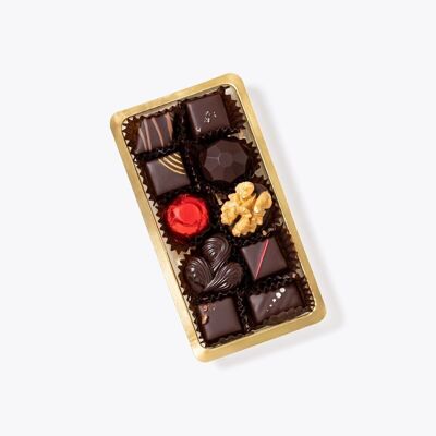 Dark chocolate bonbons - 130g tray
