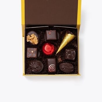 Bonbons de chocolat noir - Carton 250g 2