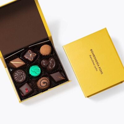 Verschiedene Schokoladenbonbons - Schachtel 250g