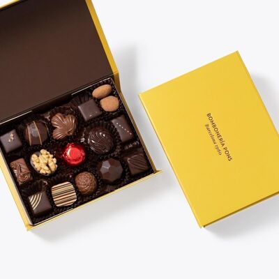 Verschiedene Schokoladenbonbons - Schachtel 500g