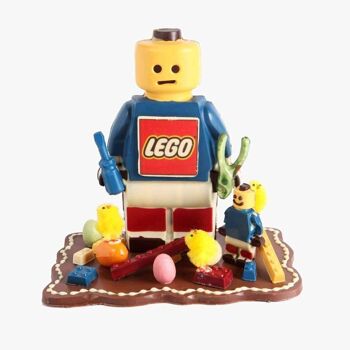 Morceaux de Lego en chocolat. Des Lego comestibles pour Pâques