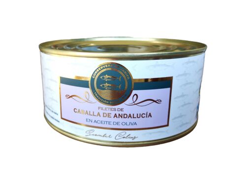 Filetes de Caballa de Andalucía en aceite de oliva 975gr