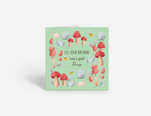 It's Your Birthday - Illustrated Card