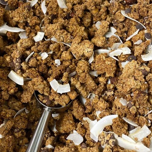 Granola VRAC 1 KG - Noix de coco et pépites de chocolat noir 70% - BIO