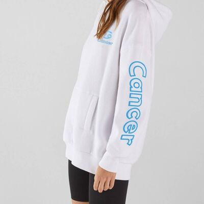 Hooded sweatshirt with Hood "Cancer"__L